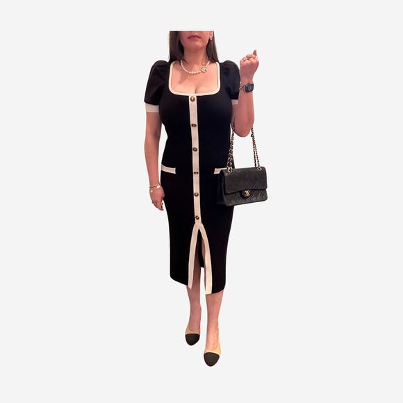 Vintage Authentic Chanel Lambskin medium Classic Double flap with 24k gold - Picture 14 of 16